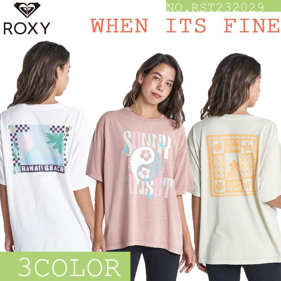 ROXY（ロキシー） 23 HS ROXY Tシャツ WHEN ITS FINE 半袖 アウトドア