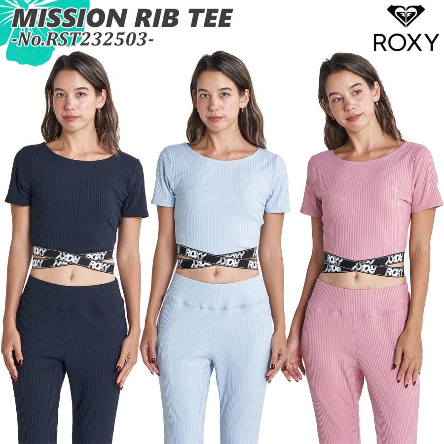 ROXY（ロキシー） 23 SS ROXY トップス MISSION RIB TEE 半袖