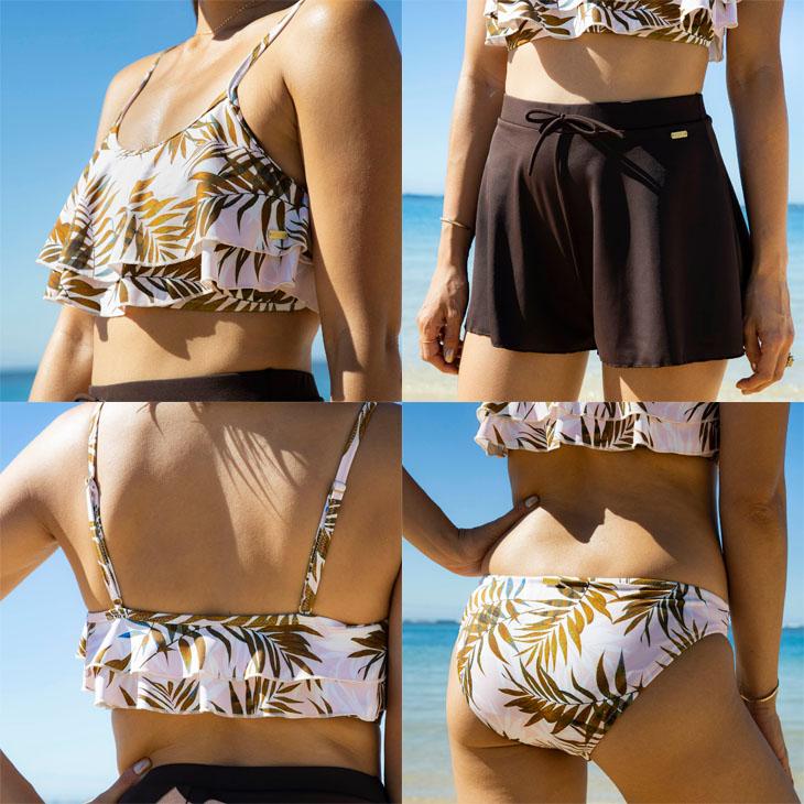 ROXY（ロキシー） 20 ROXY タンキニ LEAF WAVE SWIM 水着 スイムウェア