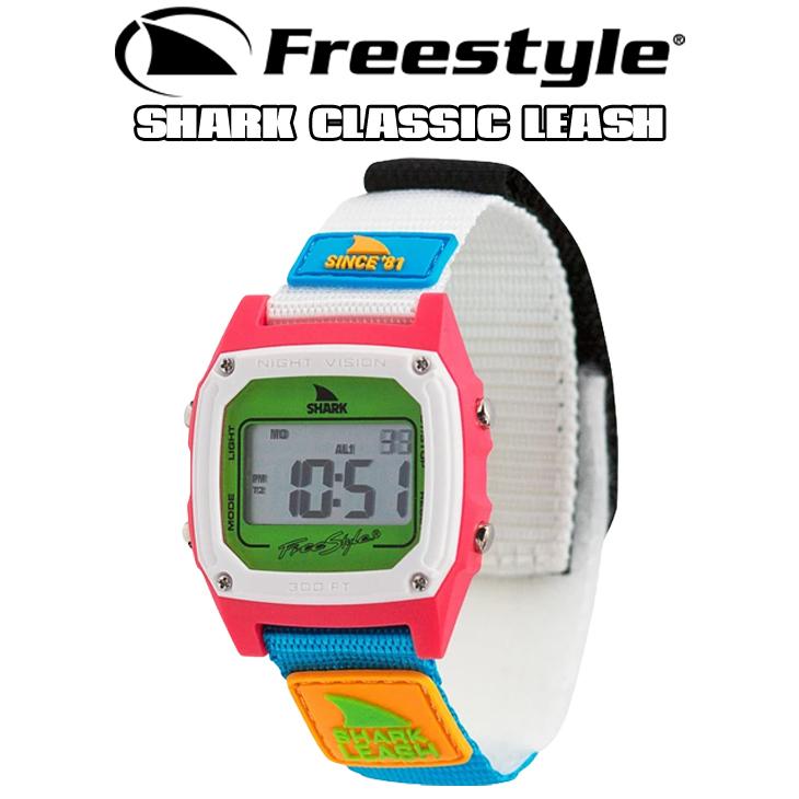 Freestyle フリースタイル 腕時計 SHARK CLASSIC LEASH シャーク クラシック リーシュ 防水時計 ベルクロ ユニセックス 2020年 サーフィン 日本正規品｜stradiy