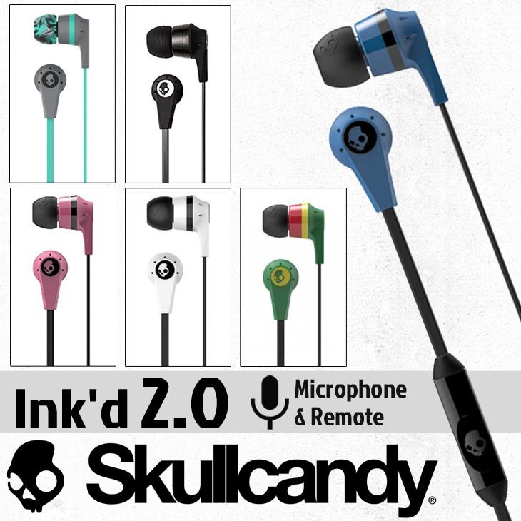 Skullcandy スカルキャンディー イヤホン Ink'd 2.0 インクド Skullcandy スカルキャンディー イヤホン Ink'd 2.0 インクド