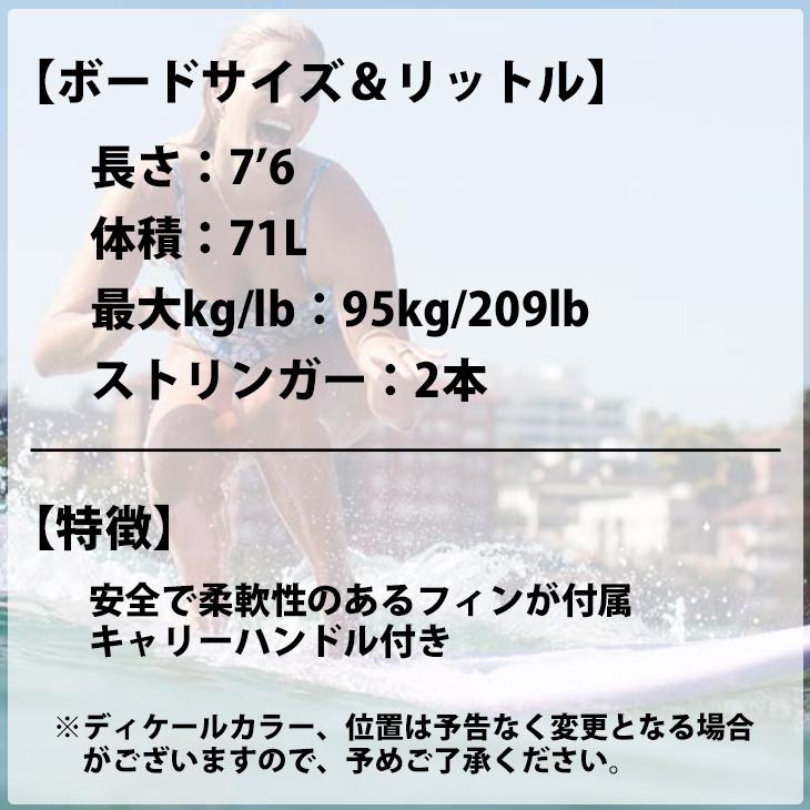 25 ソフテック Softech ROLLER ローラー 7’6 ソフトボード サーフボード 2025年 日本正規品 |  | 05