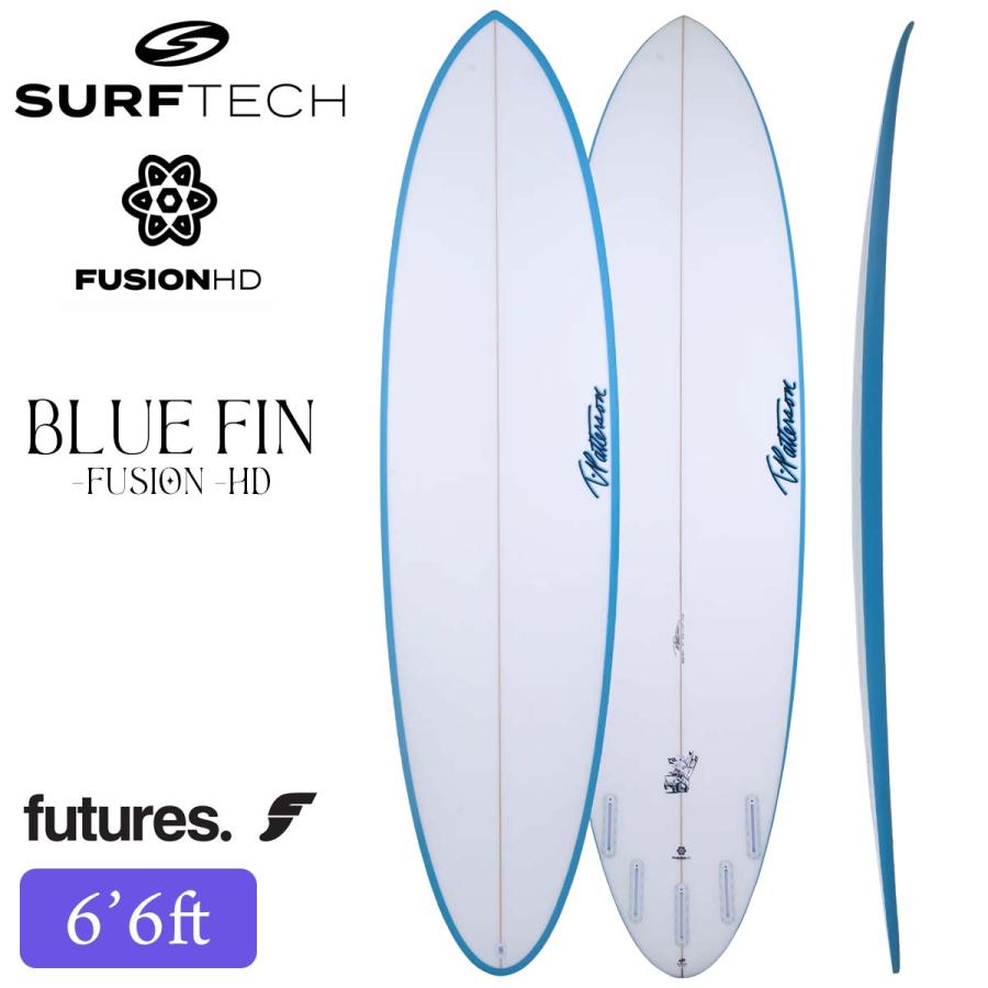 お買い得、サーフボード、フィン付き SURFTECH サーフテック サーフボード BLUE FIN 6'6 6.6 ショートボード