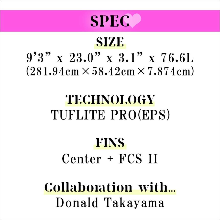 26 SURFTECH サーフテック サーフボード IN THE PINK 9'3 9.3 ロング