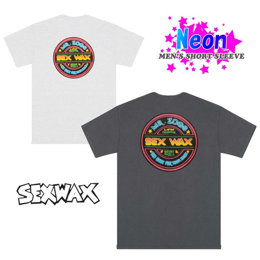 SEXWAX セックスワックス Tシャツ Neon Men's Short Sleeve 半袖