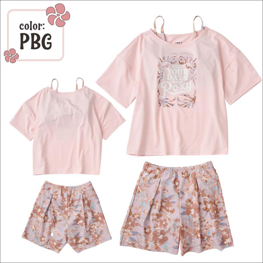 Roxy - 【新品タグ付き】ロキシー　上下セットアップ　総柄　ピンク　Ｓ ROXY 25 SS ロキシー 水着セット MINI ARTSY FLORAL 子供用