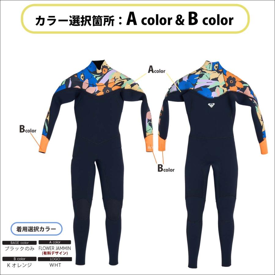 新品未使用 　ROXY フラワー柄 フルスーツ MLサイズ ROXY（ロキシー） 【25歳以下限定！】26SS ROXY フルスーツ ウエット