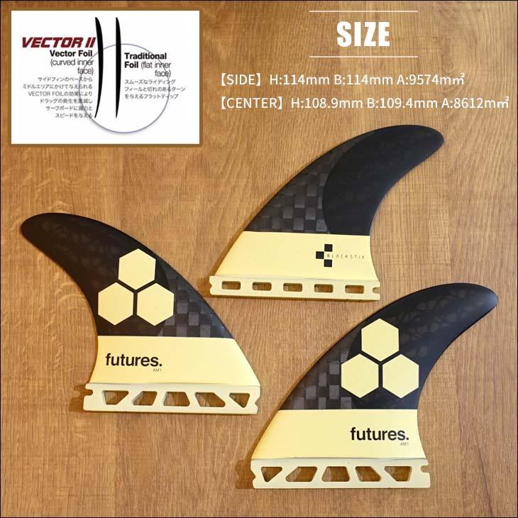 futures. フューチャー フィン BLACKSTIX 3.0 V2FAM1 THRUSTER