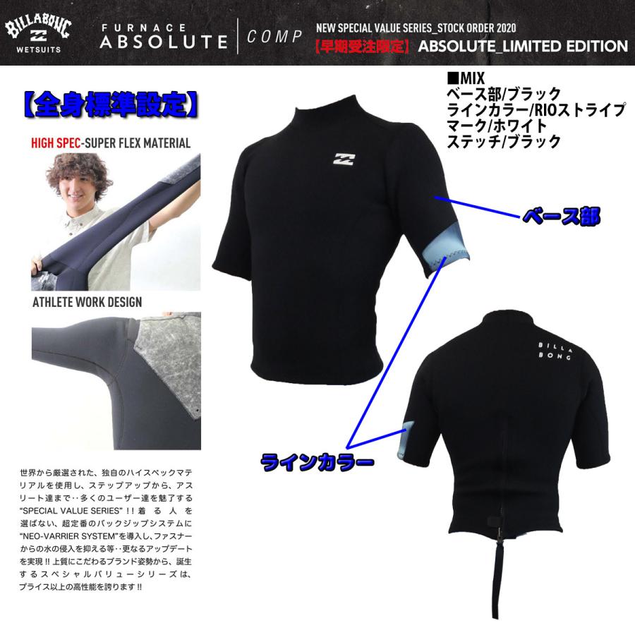BILLABONG 20 ビラボン 半袖タッパー ウェットスーツ ウエット