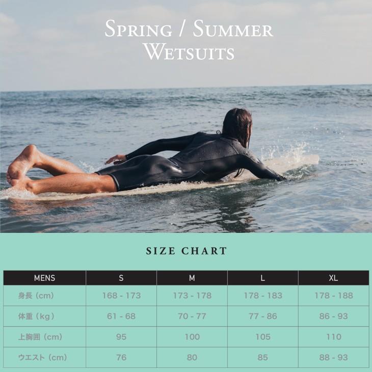 Vissla ウェットスーツ3x2ミリ セブンシーズ ラディテュード 3-2mm フルチェストジップ