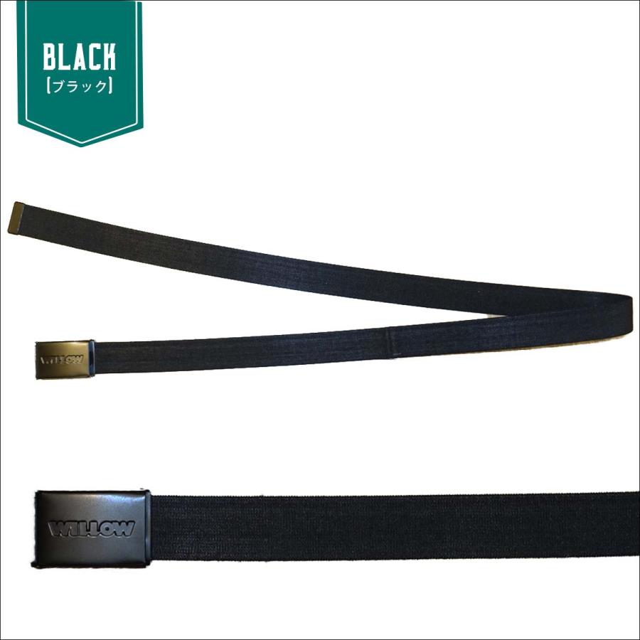 WILLOW ウィロー ベルト N.SPANDEX BELT 小物 ロゴ入り スキー スノボ