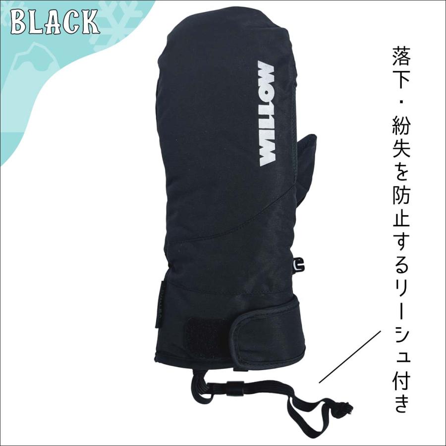 【美品】WILLOW スノーボード フリース XLサイズ スノボ スキー スノーボード 手袋 グローブ WILLOW ウィロー