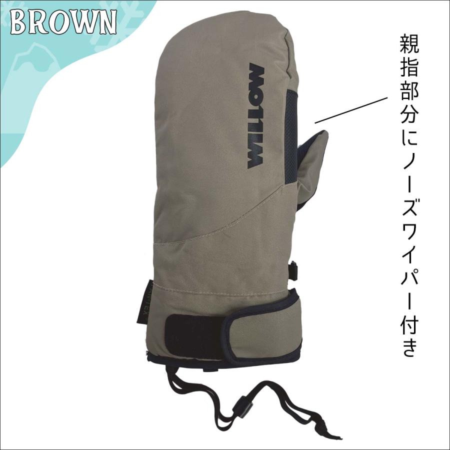 スノボ スキー スノーボード 手袋 グローブ WILLOW ウィロー ミトン