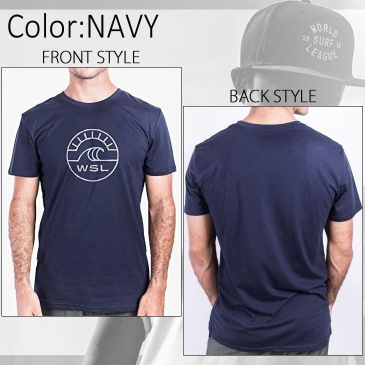 WSL オフィシャル Tシャツ 半袖 メンズ World Surf League Groundswell