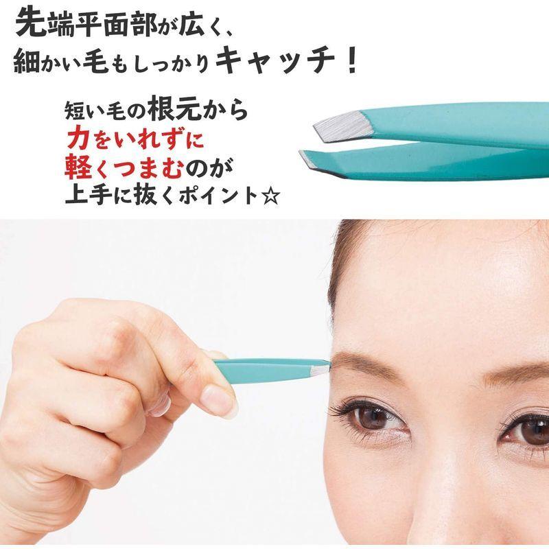 ドイツ ゾーリンゲン Niegeloh ニゲロ社 のツイザー パステルブルー 毛抜き 眉毛 ピンセット 精密 とげぬき 引出物