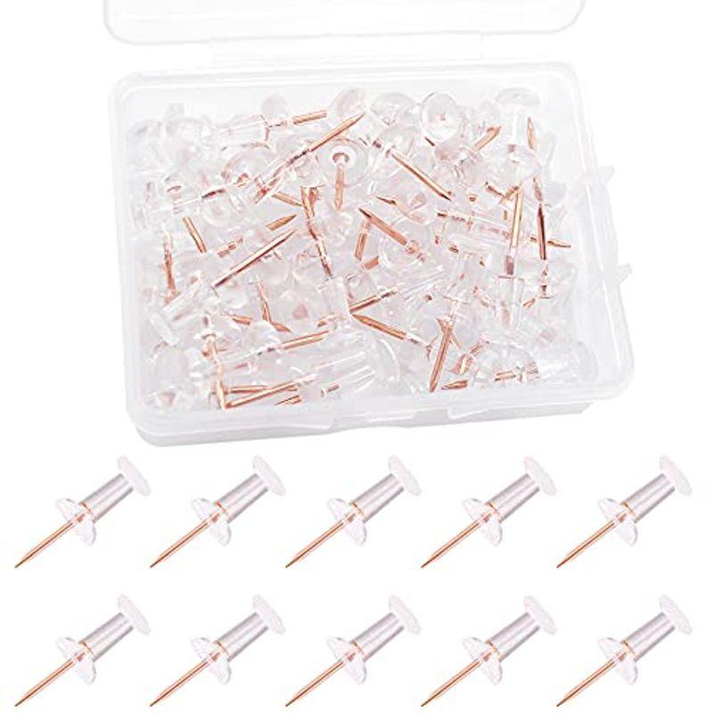 Cinvo 画鋲 押しピン ピン穴が目立たない プラスチック画鋲 頑丈 プッシュピン おしゃれ ダルマタイプ 透明色50個入り 収納ケース付 ストレージリク 通販 Yahoo ショッピング