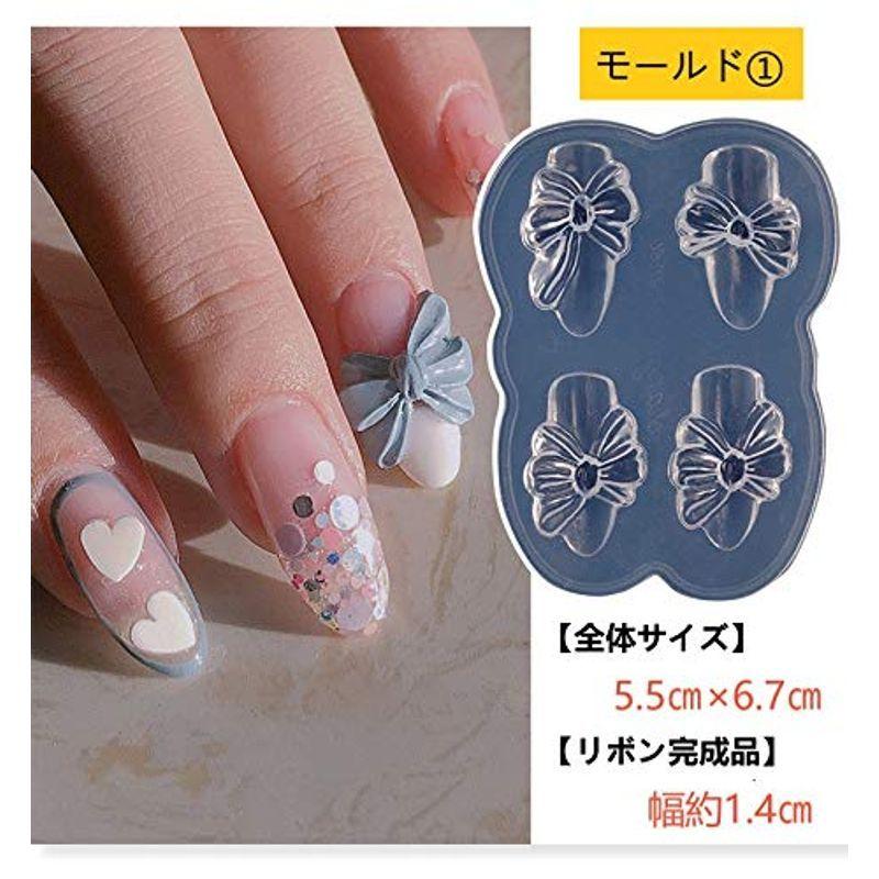 カーブ付きリボン 蝶結び シリコンモールド 2個セット Uvレジン ネイル 自作 3d パーツ 手作り アクセサリー Led 樹脂 粘土 ストレージリク 通販 Yahoo ショッピング