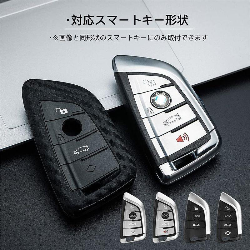 BMWキーホルダー BMWキーケース カーボン調 BMWキー BMW X3 X5 X6X1 F48 X 5 F15 X 6 F16 2シリー 2022013004153601065