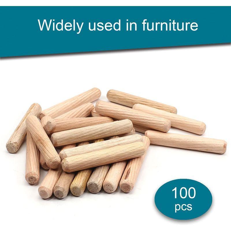 Mromax 木工ダボ 木製ダボ 木ダボ ダボ 木製のダボ 8mmx50mm 100個入り ダボ継ぎ ダボマーカー 埋め木 木釘 ウッドキル ストレージリク 通販 Yahoo ショッピング