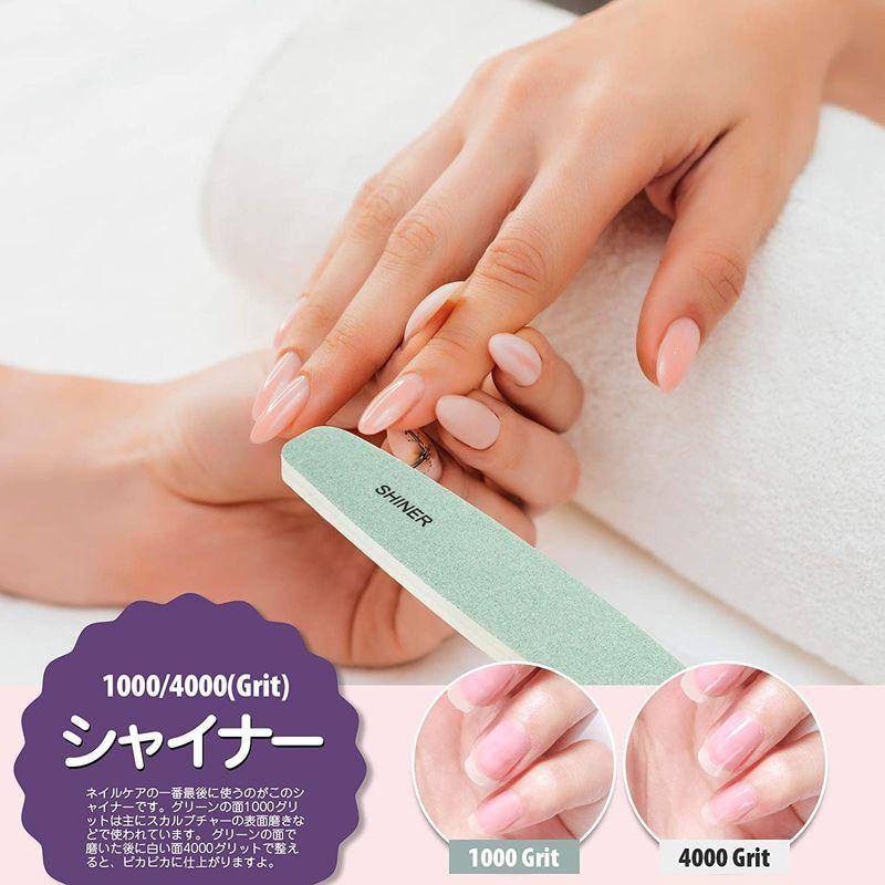 人気 おすすめ ネイルファイル 25本 爪やすり ネイルケア OPI 100 180 大容量