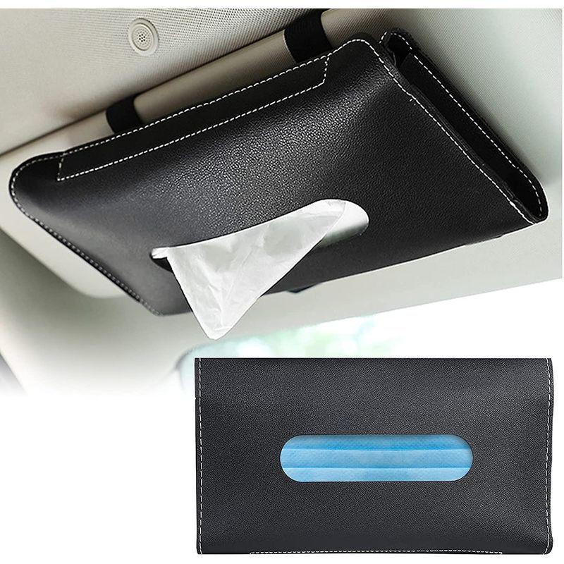 Yorkereynom 車用 ティッシュケース ティッシュカバー ティッシュボックス サンバイザーポケット サンバイザーケース 吊り下げ 革 ストレージリク 通販 Yahoo ショッピング