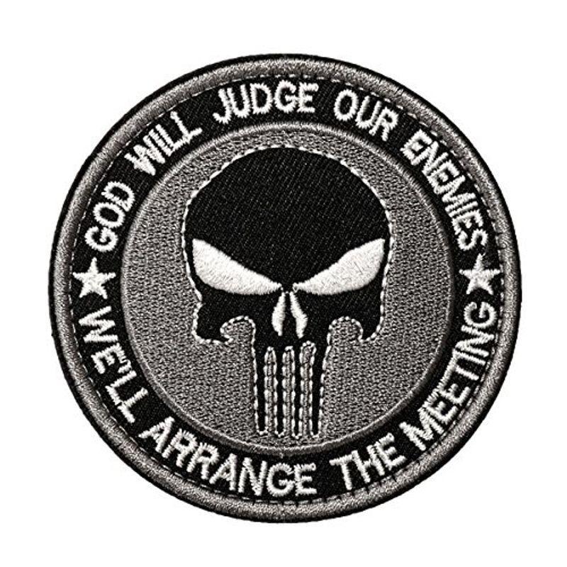 Shenkel パニッシャー ドクロマーク ワッペン グレー 丸型f80mm 刺繍 パッチ ベルクロ付き The Punisher 009 ストレージリク 通販 Yahoo ショッピング