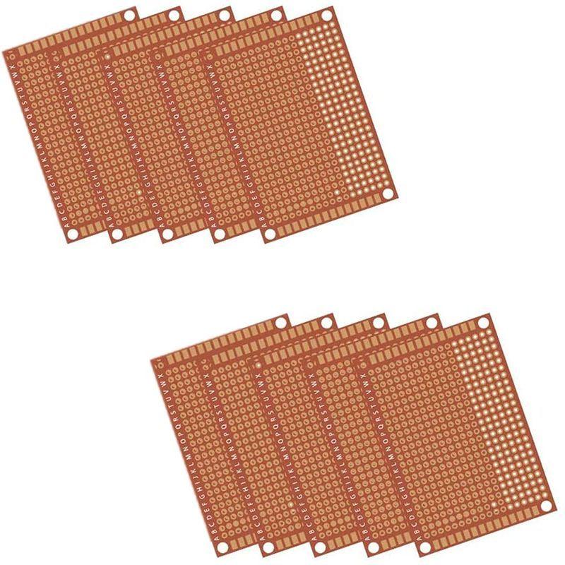 ユニバーサル基板 10個 (PCB 50mm×70mm) PCB回路基板 ユニバーサル ブレッドボード プロトタイプ 実験プレート DIYは｜strageriku｜05