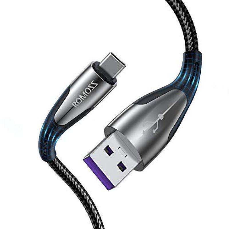 ROMOSS USB Type-C 充電ケーブル USB充電ケーブル 5A急速充電 Quick Charge 3.0/2.0対応 高速データ｜strageriku