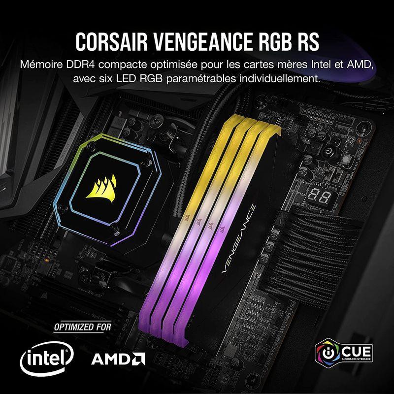 CORSAIR DDR4-32GB 3200MHz CL16 デスクトップPC用メモリ VENGEANCE RGB RS 32GB 16G｜strageriku｜04