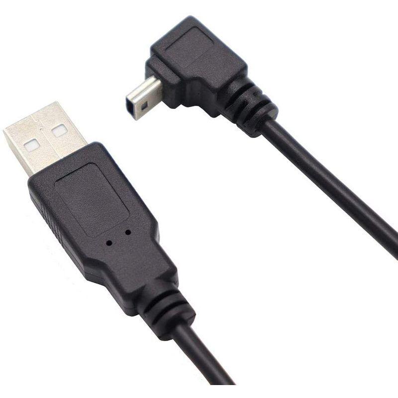 ViViSun USB 2.0 ミニケーブル USB(A)オス-USB(miniB)オス L型 90°方向変換ケーブル 金メッキ付き 高速4  :20220207031432-00736:ストレージリク - 通販 - Yahoo!ショッピング