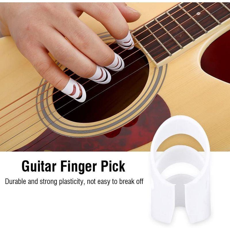 フィンガーピック 4本セット 質が良い 丈夫 使いやすい 実用的で便利 演奏 練習用 ギター / ベース / ウクレレなどに対応 2022020802034301235ストレージリク