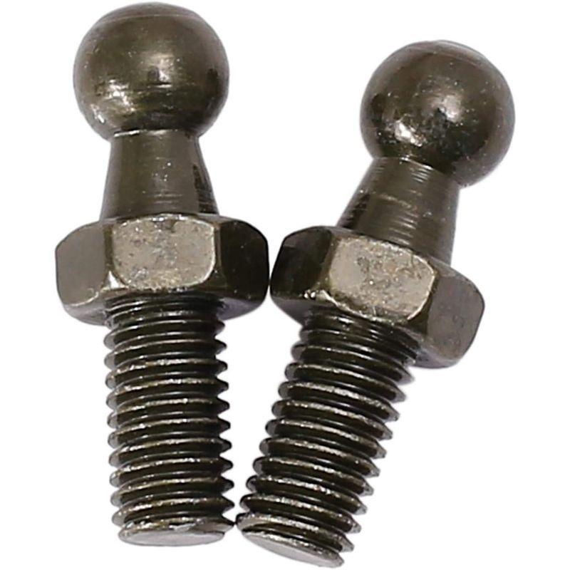 X AUTOHAUX ガスストラットボールスタッド ボールスタッドボルト ボールボルト 10 mm M8x15 mm ブラック ガスストラッ