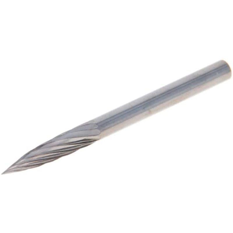 Utoolmart ロータリーファイル 超硬バー 超硬ビット ロータリーヤスリ 回転ヤスリ タングステン鋼 ヘッド径3mm シャンク径3mm|strageriku|02