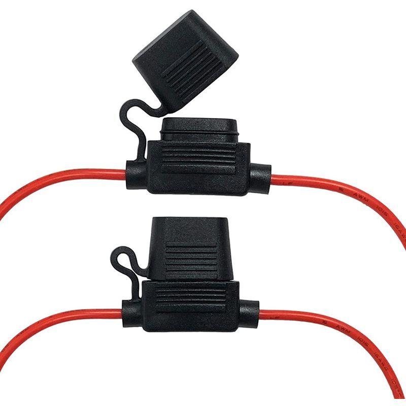 市場 Kiligen 車平型ヒューズホルダー 配線追加 12v 24v 電源取り出し