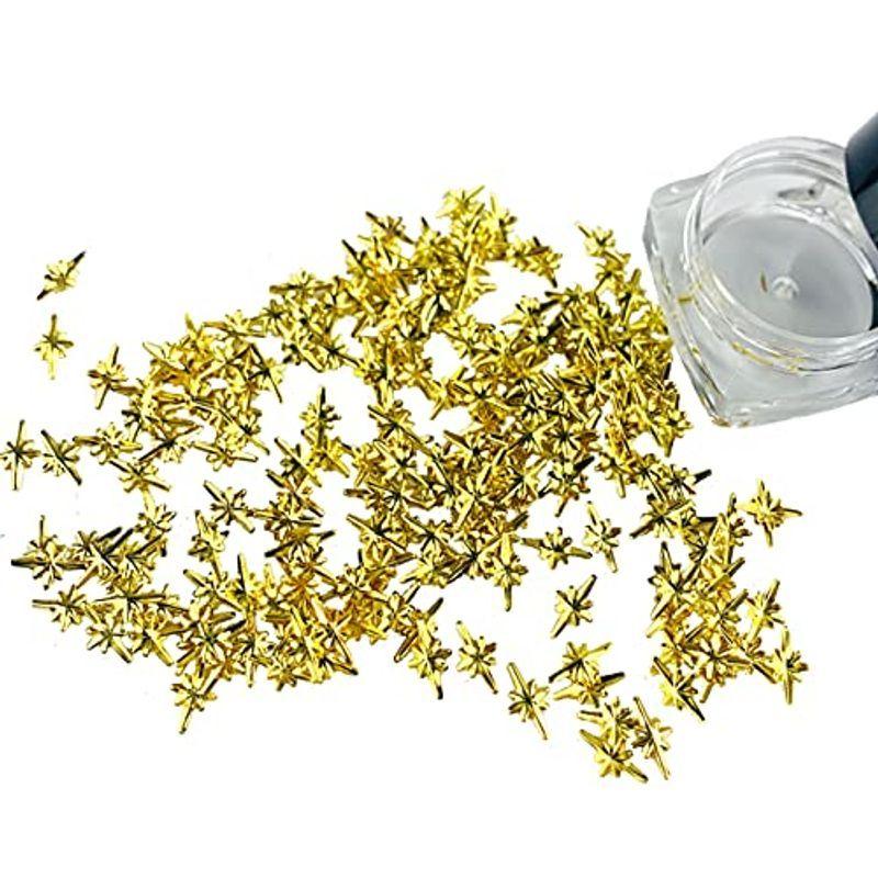 Crshipネイルデザインパーツ ゴールド グリッターゴージャスアクセサリー ３ｄ スタッズ メタルパーツ 光 きらきら 手作り レジン ストレージリク 通販 Yahoo ショッピング