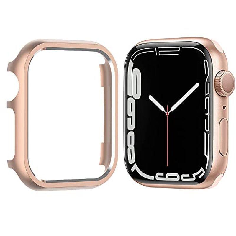 Miimall適応Apple Watch Series7 45mmメタル保護ケース Apple Watch45mmアルミ合金材質カバー iW  :20220219024612-00274:ストレージリク 通販 