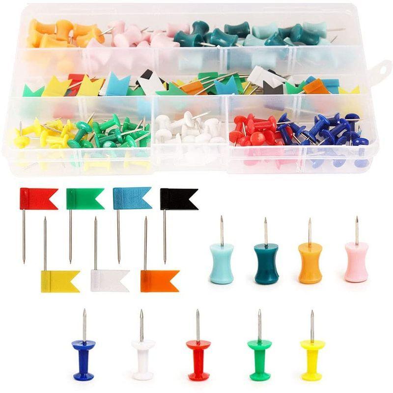 130個入り 画鋲 押しピンおしゃれ プッシュピン 可愛い 画びょう おしゃれ 混合色 フラッグ I字型デザイン Diy 地図 掲示板 写真 ストレージリク 通販 Yahoo ショッピング