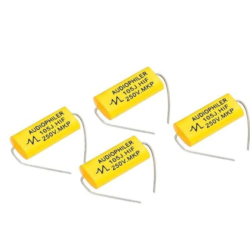 Audio Philter オーディオ用ポリエステルフィルムコンデンサ 250v 4個セット ネットワークやツイーター向け 1mf 105 ストレージリク 通販 Yahoo ショッピング