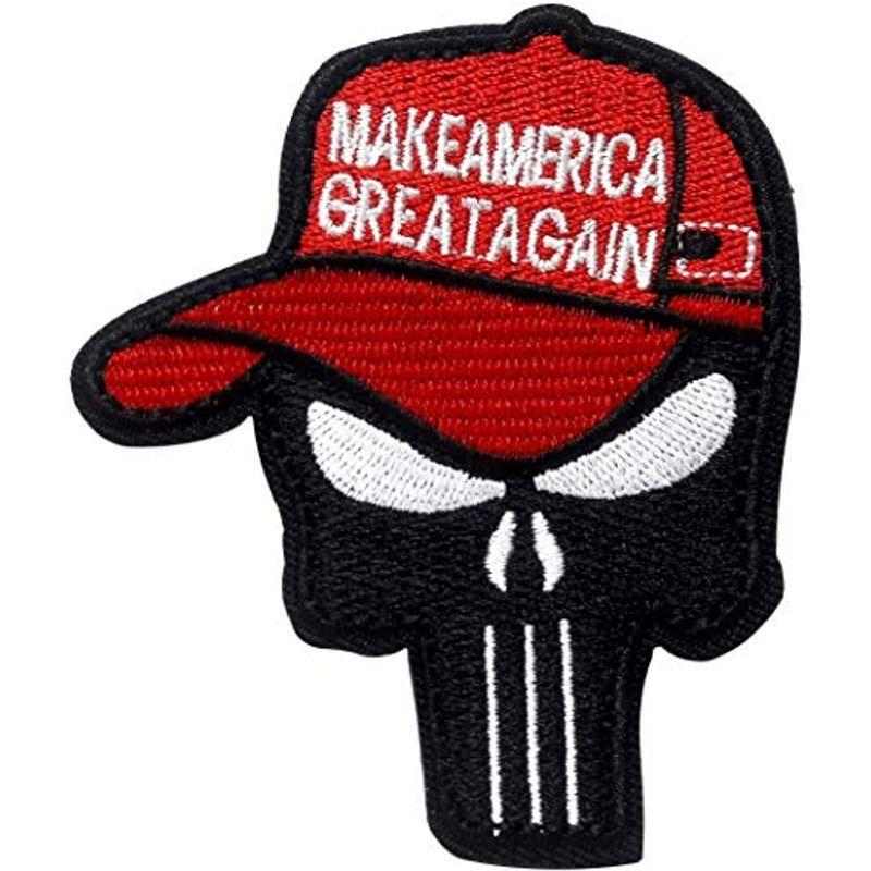 ベルクロ Maga パニッシャースカル ミリタリー ジョーク パッチ おもしろワッペン サバゲー装備 ストレージリク 通販 Yahoo ショッピング