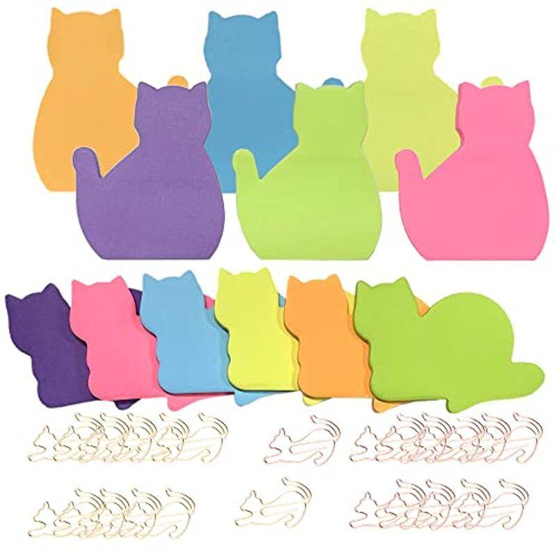 Qinnkjia ふせん かわいい ねこ おもしろい 付箋 ゼムクリップ しおり おしゃれ 可愛い文房具 ストレージリク 通販 Yahoo ショッピング