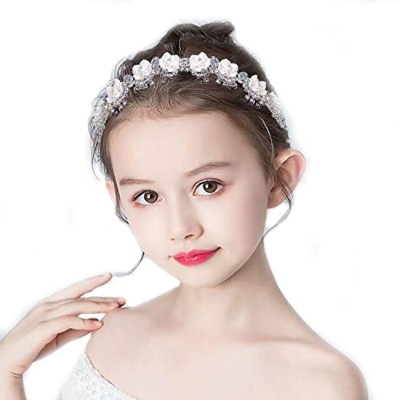 Doyeemei 髪飾り カチューシャ 結婚式 ヘッドドレス 女の子 ヘアアクセサリー 子供 花嫁 花冠 クラウン フラワー ヘアバンド パ Ada1gwltcy Www Familyontour De