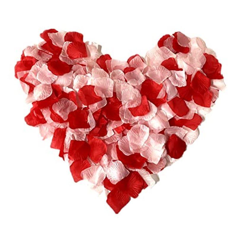 Ruichy 00枚 薔薇 造花 桜吹雪 バラの花びら プロポーズ 飾り 結婚式 ウエディング 誕生日 お祝い 演出にローズ パーティー ストレージリク 通販 Yahoo ショッピング