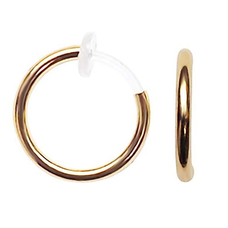 イヤリング メンズ ゴールド 男性用 Bts 人気 痛くない 12mm フープ イヤリング フェイクピアス 男女兼用 Kpopピアスみたいな ストレージリク 通販 Yahoo ショッピング