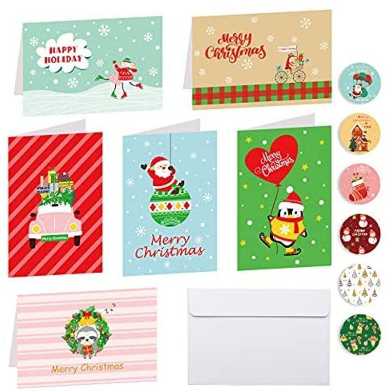 殿堂 6枚 クリスマスカード クリスマス 雪だるま クリスマスツリー サンタクロース グリーティングカード クリスマス 封筒付き メッセージカード グリーティングカード Www Sustentec Com Br