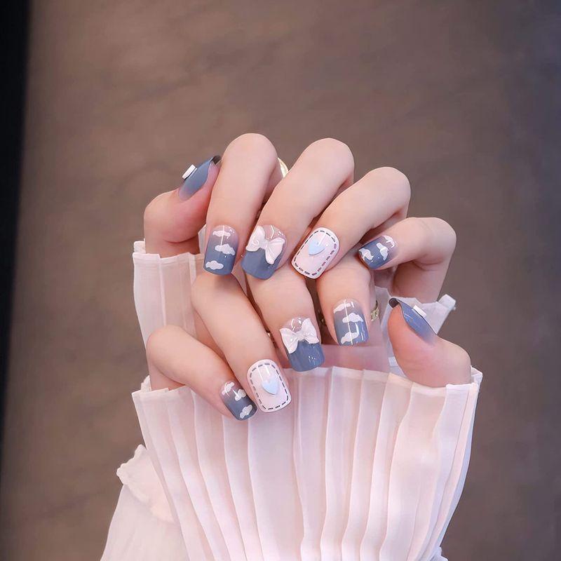 Sun Beam ネイルチップ ベリーショート 人気 3d爪 つけ爪 かわいい 短め ラウンドチップ ファッション ネイル 付け爪 24枚入 ストレージリク 通販 Yahoo ショッピング