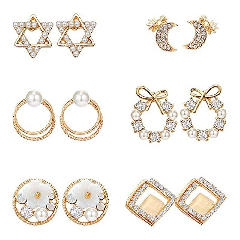 Umiwe ピアス レディース 人気 6種類 金属アレルギー対応 可愛い ピアス 女性 アクセサリー 誕生日 結婚式 記念 クリスマス バレ ストレージリク 通販 Yahoo ショッピング