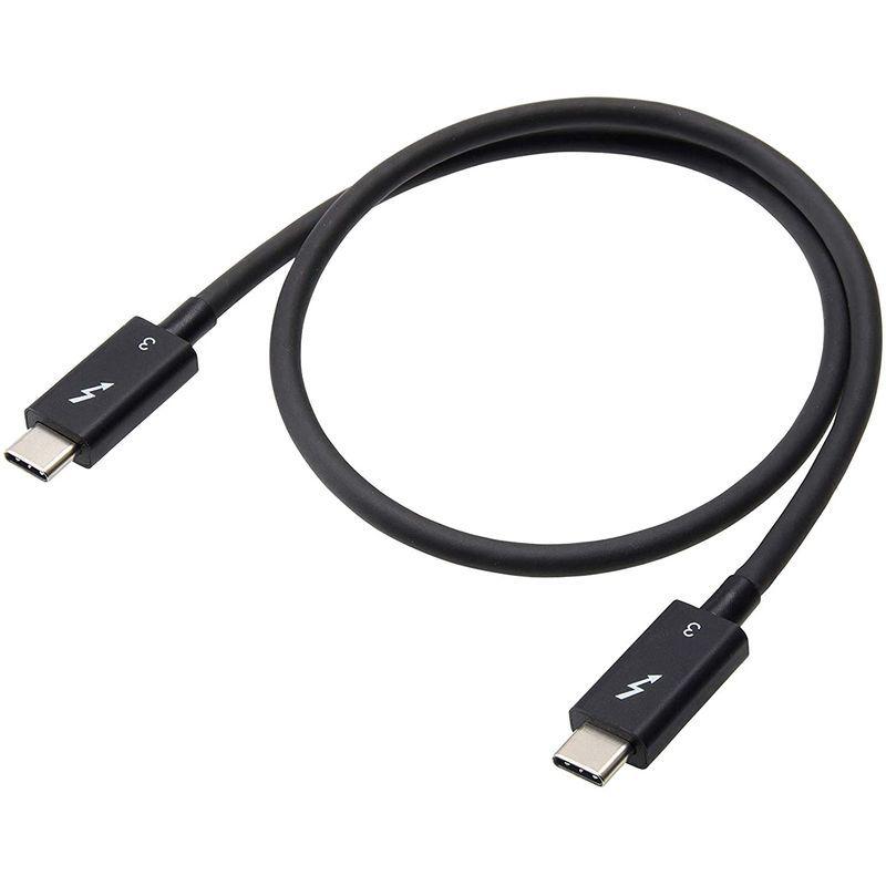 住友電工 Thunderbolt3 ケーブル (認証済 Passive 40Gbps 黒) USB Type-C ケーブル (0.5m)｜strageriku｜03