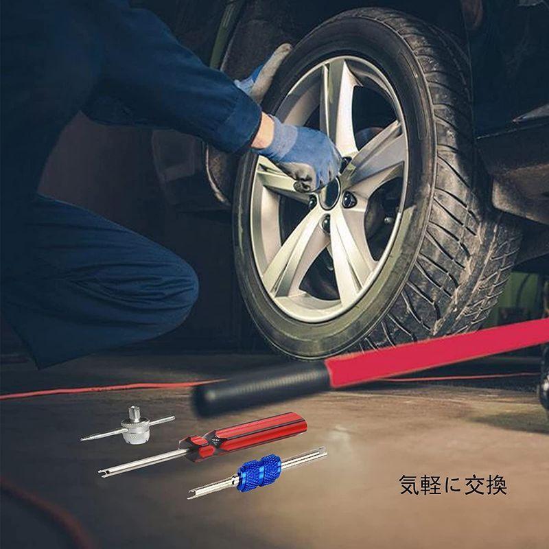 タイヤバルブコア修理セット バルブコア 25枚入り 虫回しドライバー エアバルブレンチ タイヤバルブコア交換 専用工具 バルブコア取付 28 ストレージリク 通販 Yahoo ショッピング