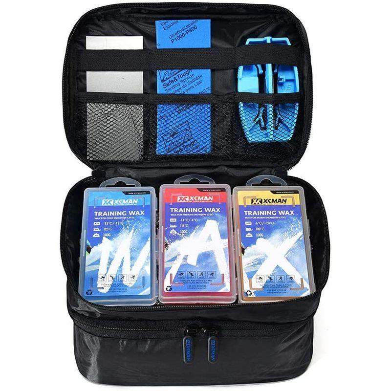 XCMAN スキー スノーボード用ワックス完全 チューニング工具キット ワクシングアイロン(Luxyry Version) 
