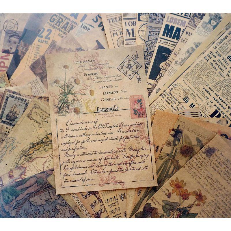 デザインペーパー コラージュ 素材紙 ラッピングペーパー 英字新聞紙 40枚入り レトロ 手帳 アンティーク カレンダー ラッピング ジャン ストレージリク 通販 Yahoo ショッピング